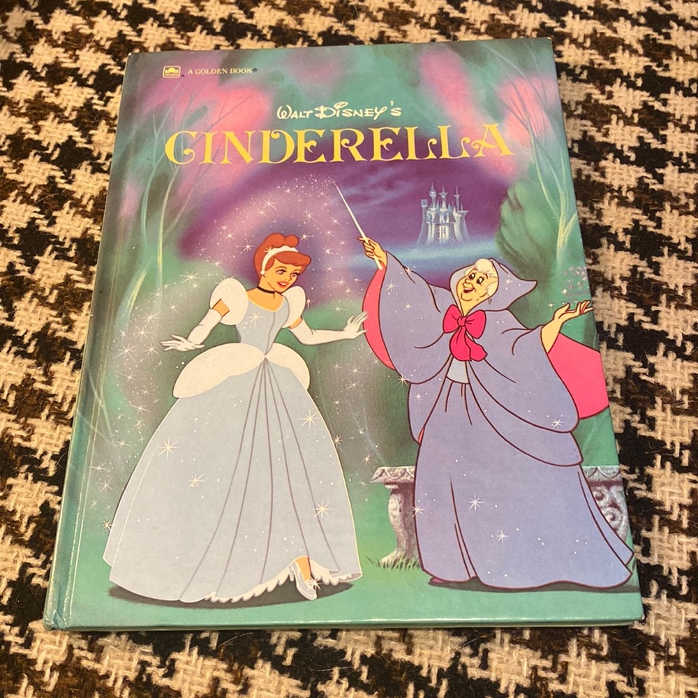 Vintage Cinderella Walt Disney Golden Book